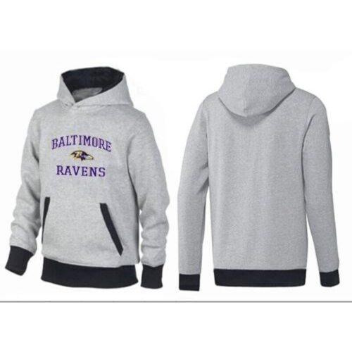 6862b10f088d4_1 Baltimore Ravens Heart & Soul Pullover Hoodie Grey & Black