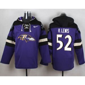 6862b148eba56_1 Ravens #52 Ray Lewis Purple Player Pullover NFL Hoodie