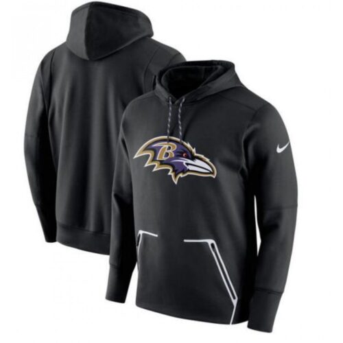 6862b1ecf12b1_1 Men's Baltimore Ravens Black Champ Drive Vapor Speed Pullover Hoodie