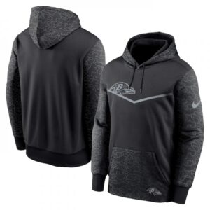 6862b2184d3fa_1 Men's Baltimore Ravens Black Reflective Therma Hoodie