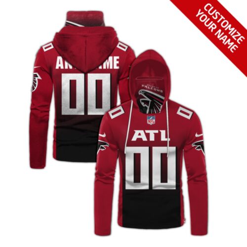 6862b3fc0c7fd_1 Men's Atlanta Falcons 2020 Red/Black Customize Hoodie Mask