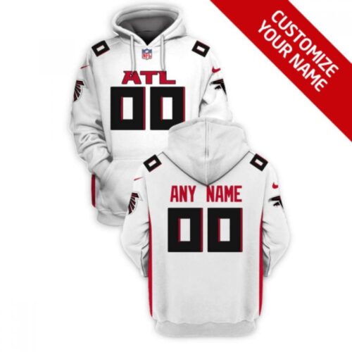 6862b41681d24_1 Men's Atlanta Falcons Active Player Custom 2021 White Pullover Hoodie