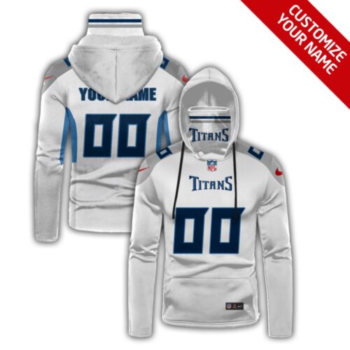6862bd0b17912_1 Men's Tennessee Titans 2020 White Customize Hoodie Mask