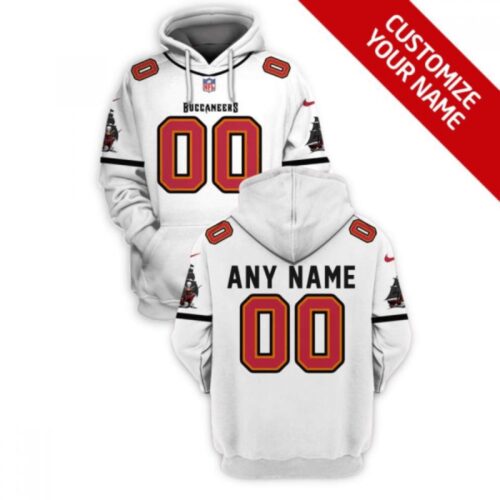6862bdf50e548_1 Men's Tampa Bay Buccaneers Active Player Custom 2021 White Pullover Hoodie