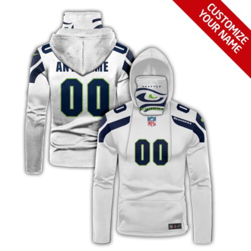 6862c02b62c96_1 Men's Seattle Seahawks 2020 White Customize Hoodie Mask