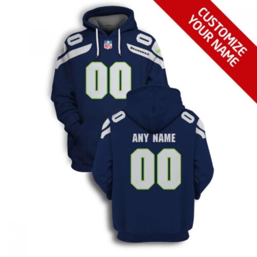 6862c2795f7f5_1 Men's Seattle Seahawks Active Player Custom 2021 Navy Pullover Hoodie