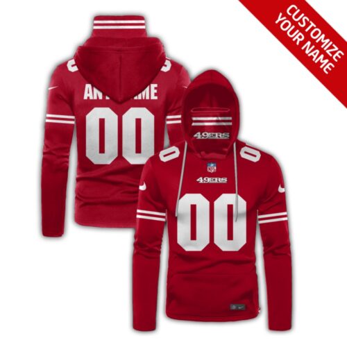 6862c28e839c6_1 Men's San Francisco 49ers 2020 Red Customize Hoodie Mask