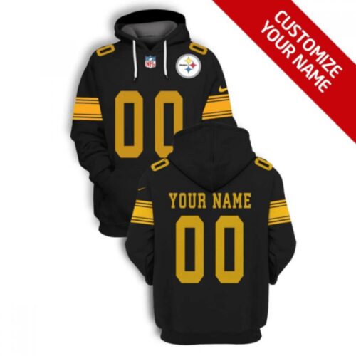 6862c7f752af6_1 Men's Pittsburgh Steelers Active Player Custom 2021 Black Pullover Hoodie