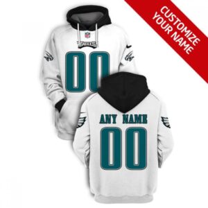 6862ca55eb8cc_1 Men's Philadelphia Eagles Active Player Custom 2021 White Pullover Hoodie