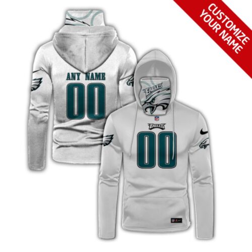 6862ca58705f1_1 Men's Philadelphia Eagles 2020 White Customize Hoodie Mask