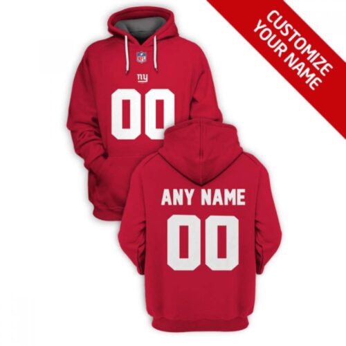 6862cfc5e9195_1 Men's New York Giants Active Player Custom 2021 Red Pullover Hoodie
