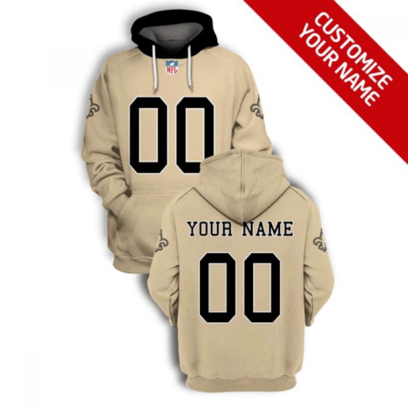 6862d30ba7a8c_1 Men's New Orleans Saints Active Player Custom 2021 Gold Pullover Hoodie