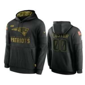 6862d5f847944_1 Men's New England Patriots ACTIVE PLAYER Custom 2020 Black Salute To Service Sideline Performance Pullover Hoodie
