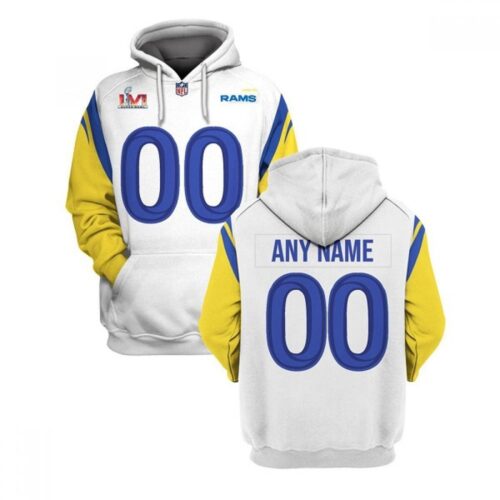 6862e1c13f5ac_1 Men's Los Angeles Rams Custom 2021 White Super Bowl LVI Pullover Hoodie