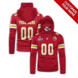 6862e9f92e597_1 Men's Kansas City Chiefs 2020 Red With Super Bowl Patch Customize Hoodie Mask