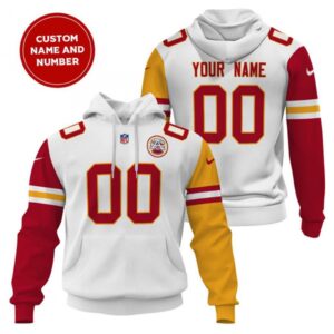 6862ea0a779bb_1 Men's Kansas City Chiefs Customized White Limited edition Hoodie (Check description if you want Women or Youth size)