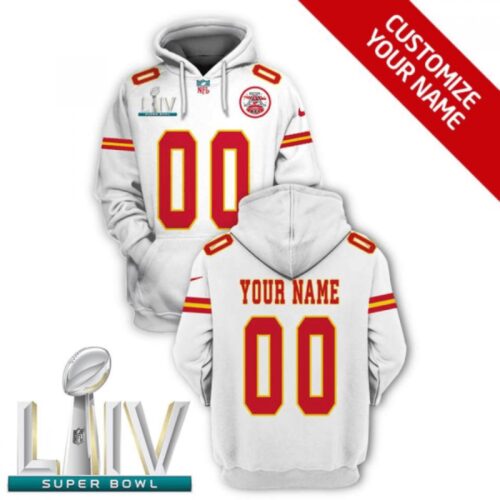 6862ea1c21adb_1 Men's Kansas City Chiefs Active Custom White 2021 Super Bowl LIV Pullover Hoodie