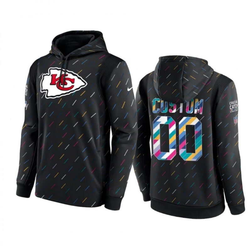 6862edd977472_1 Men's Kansas City Chiefs Active Player Custom 2021 Charcoal Crucial Catch Therma Pullover Hoodie