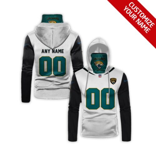 6862ef91e458d_1 Men's Jacksonville Jaguars 2020 White Customize Hoodie Mask
