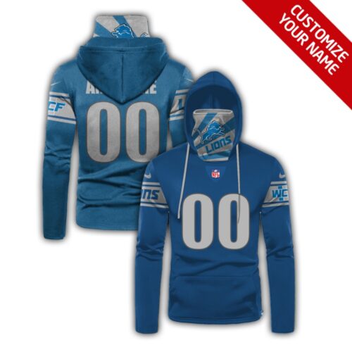 6862f90d77d70_1 Men's Detroit Lions 2020 Blue Customize Hoodie Mask