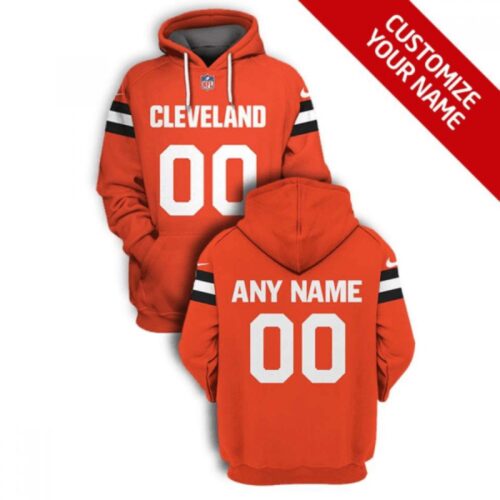 6863015c9822e_1 Men's Cleveland Browns Active Player Custom 2021 Orange Pullover Hoodie