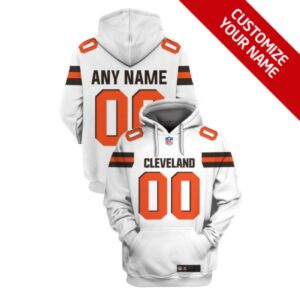 6863015ef3ae1_1 Men's Cleveland Browns Active Player Custom 2021 White Pullover Hoodie