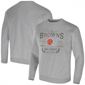 686308d42fdff_1 Men's Cleveland Browns Gray Darius Rucker Collection Pullover Sweatshirt