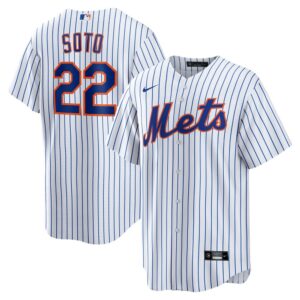 6863101745722_1 Men's New York Mets #22 Juan Soto White Home Replica Player Jersey