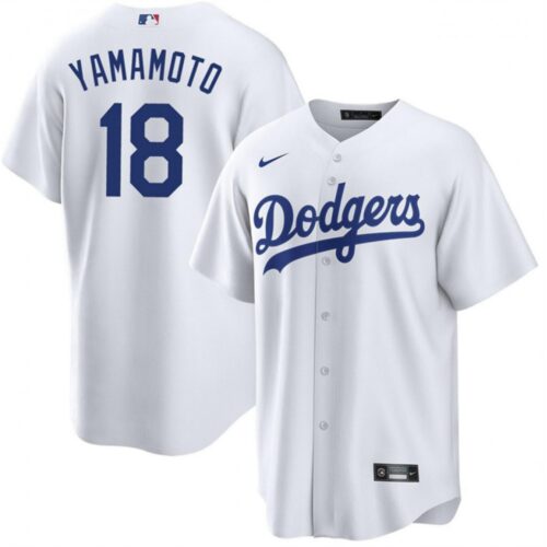686310353a807_1 Men's Los Angeles Dodgers #18 Yoshinobu Yamamoto White Cool Base Stitched Jersey