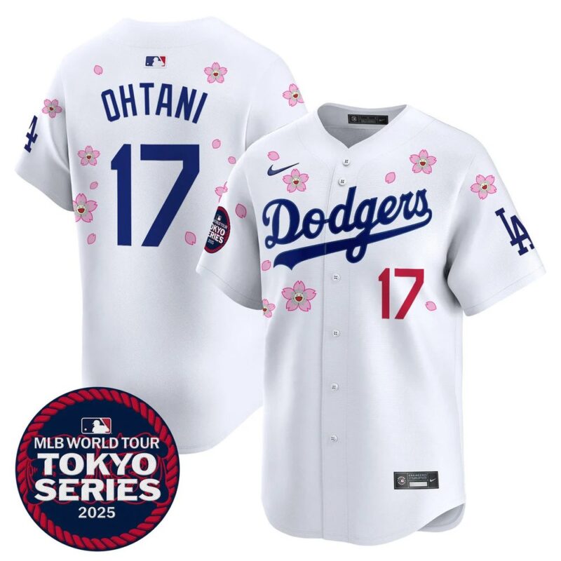 6863107b2f756_1 Men's Los Angeles Dodgers #17 Shohei Ohtani White Tokyo 2025 Cool Base Stitched Baseball Jersey
