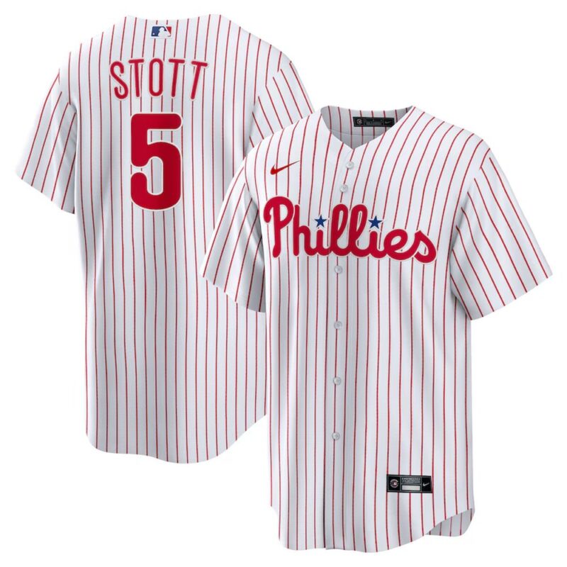 6863108a2eeec_1 Men's Philadelphia Phillies #5 Bryson Stott White Cool Base Stitched Baseball Jersey