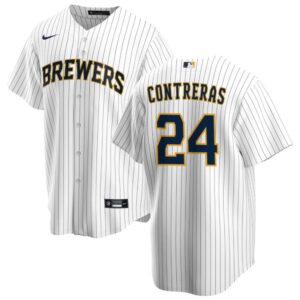 686310b2dfdd6_1 Men's Milwaukee Brewers #24 William Contreras Nike White Alternate Limited Player Jersey