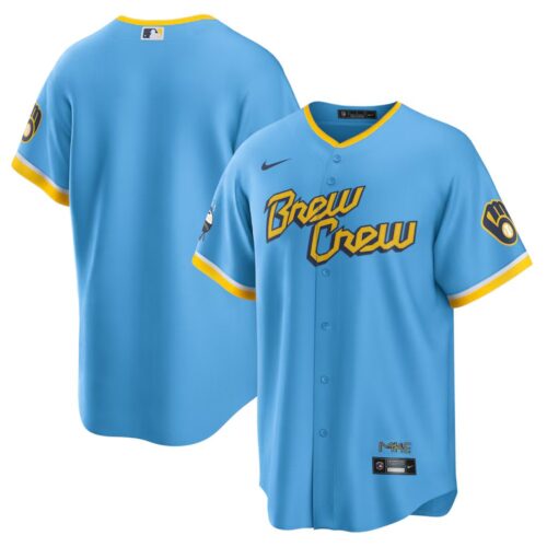 686310eab1b06_1 Men's Milwaukee Brewers Nike Powder Blue City Connect Replica Team Jersey