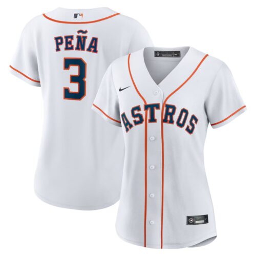 686311a325467_1 Women's Houston Astros #3 Jeremy Pena Nike White Home Replica Jersey