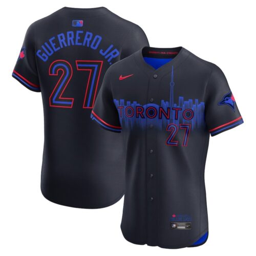 686311e48152a_1 Men's Toronto Blue Jays #27 Vladimir Guerrero Jr. Nike Navy 2024 City Connect Elite Player Jersey