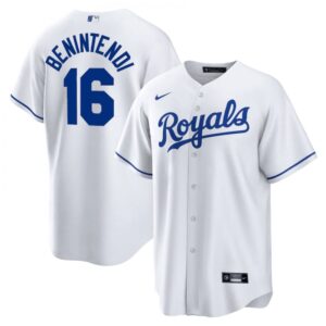 68631207a62a7_1 Men's Kansas City Royals #16 Andrew Benintendi White Cool Base Stitched Jersey