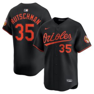 68631221eb178_1 Men's Baltimore Orioles #35 Adley Rutschman Black Alternate Limited Player Jersey