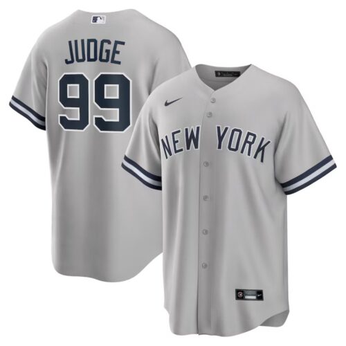 68631227c9798_1 Men's New York Yankees #99 Aaron Judge Gray Big & Tall Road Replica Player Jersey