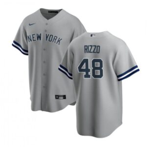 68631285dfb01_1 Men's New York Yankees #48 Anthony Rizzo Grey Cool Base Stitched Baseball Jersey