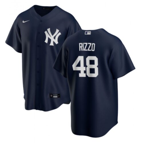 686312a745a21_1 Men's New York Yankees #48 Anthony Rizzo Navy Cool Base Stitched Baseball Jersey