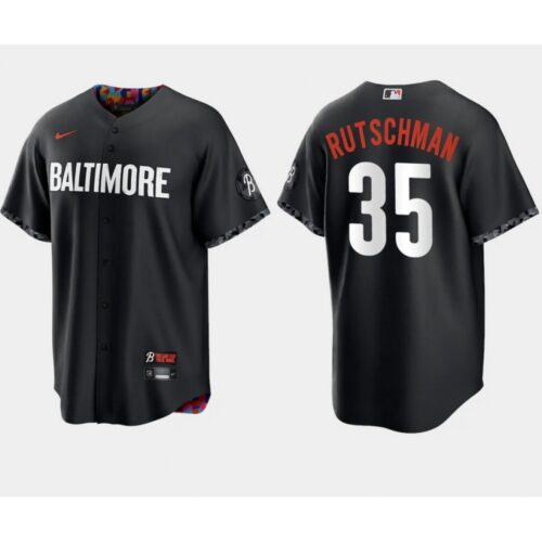 686312e36f53f_1 Men's Baltimore Orioles #35 Adley Rutschman Black 2023 City Connect Cool Base Stitched Baseball Jersey