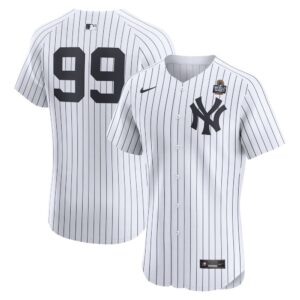 6863133c18804_1 Men's New York Yankees #99 Aaron Judge White 2024 World Series Home Elite Player Jersey