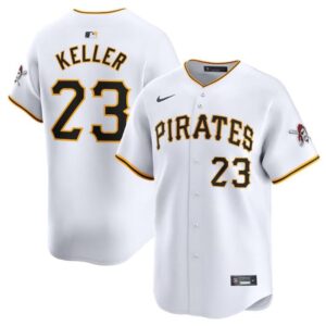 686313449c8e5_1 Youth Pittsburgh Pirates #23 Mitch Keller White Home Limited Stitched Baseball Jersey