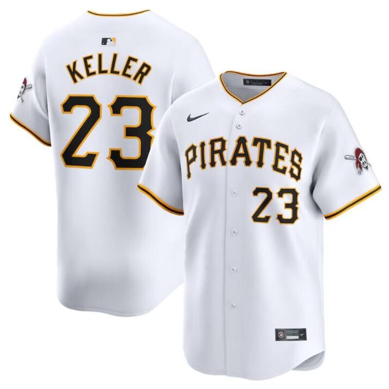 686313449c8e5_1 Youth Pittsburgh Pirates #23 Mitch Keller White Home Limited Stitched Baseball Jersey