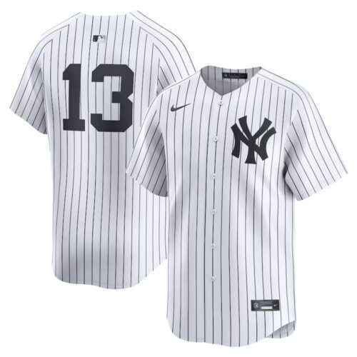 6863135253fb7_1 Youth New York Yankees #13 Jazz Chisholm Jr. White Home Limited Player Jersey