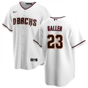 6863138fe8c46_1 Men's Arizona Diamondbacks #23 Zac Gallen White Cool Base Stitched Baseball Jersey