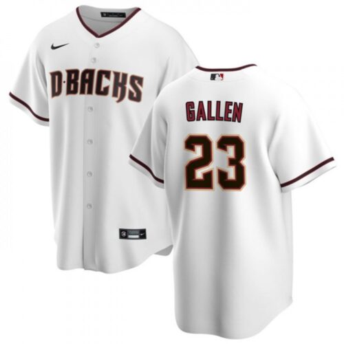 6863138fe8c46_1 Men's Arizona Diamondbacks #23 Zac Gallen White Cool Base Stitched Baseball Jersey