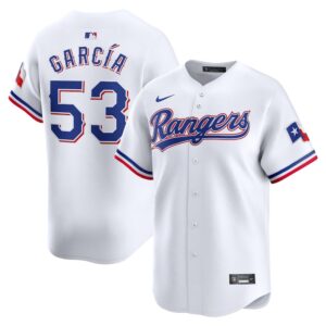 6863143836eb9_1 Men's Texas Rangers #53 Adolis Garcia Nike White Home Limited Player Jersey