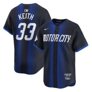 686314469ec3e_1 Men's Detroit Tigers #33 Colt Keith 2024 Navy City Connect Cool Base Limited Stitched Jersey