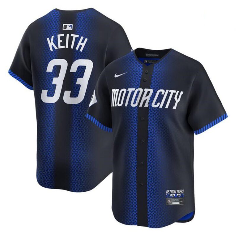 686314469ec3e_1 Men's Detroit Tigers #33 Colt Keith 2024 Navy City Connect Cool Base Limited Stitched Jersey